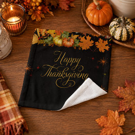 Prettig Thanksgiving Herfst Oogst Wasdoek Washandje