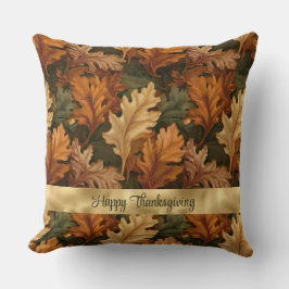 Prettig Thanksgiving Herfstbladeren Kussen