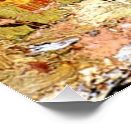 Prettig Thanksgiving, herfstkleuren, Perfect Poster (Hoek)