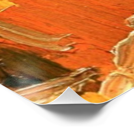 Prettig Thanksgiving, herfstkleuren, Perfect Poster (Hoek)