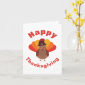Prettig Thanksgiving Kaart (Gele Bloem)
