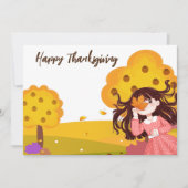 Prettig Thanksgiving Kaart (Voorkant)