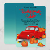 Prettig Thanksgiving Kaart (Voorkant / Achterkant)