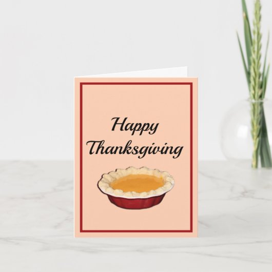 Prettig Thanksgiving Kaart (Voorkant)