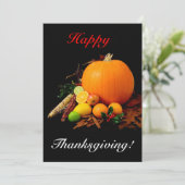 Prettig Thanksgiving Kaart (Staand voorkant)