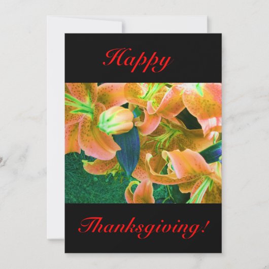 Prettig Thanksgiving Kaart (Voorkant)