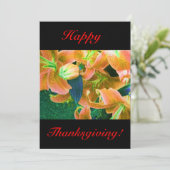 Prettig Thanksgiving Kaart (Staand voorkant)