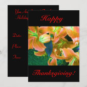Prettig Thanksgiving Kaart (Voorkant / Achterkant)