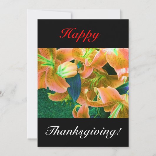 Prettig Thanksgiving Kaart (Voorkant)