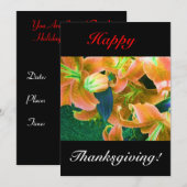 Prettig Thanksgiving Kaart (Voorkant / Achterkant)
