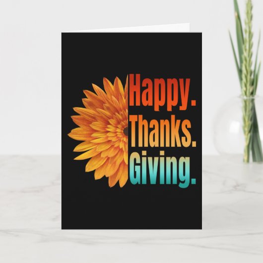 Prettig Thanksgiving   Kaart (Voorkant)