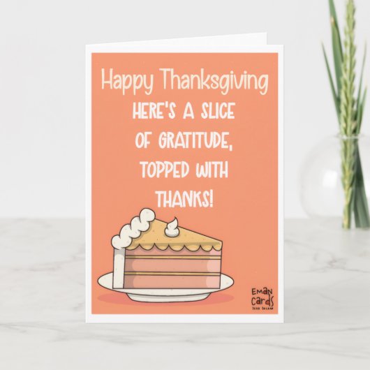 Prettig Thanksgiving Kaart (Voorkant)