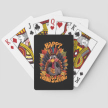 Prettig Thanksgiving Kalkoen Familie Herfst