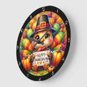 Prettig Thanksgiving kalkoen Grote Klok (Hoek)
