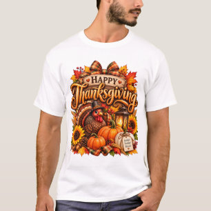 Prettig Thanksgiving Kalkoen T-shirt