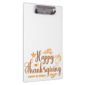 Prettig Thanksgiving Klembord (Rechts)