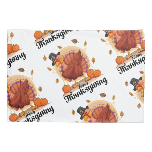 Prettig Thanksgiving Kussensloop (Achterkant)