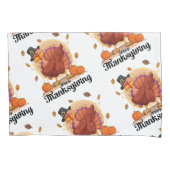 Prettig Thanksgiving Kussensloop (Voorkant)