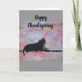 Prettig Thanksgiving lege wenskaart Kaart (Voorkant)