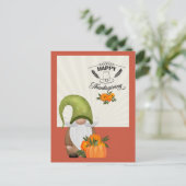 Prettig Thanksgiving Lieve Gnoom Briefkaart (Staand voorkant)