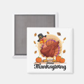 Prettig Thanksgiving Magneet (Voorkant / Achterkant)