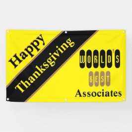 Prettig Thanksgiving-medewerkers Spandoek