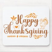 Prettig Thanksgiving Muismat (Voorkant)