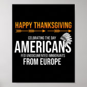 Prettig Thanksgiving, Native American Truth_ Ameri Poster (Voorkant)
