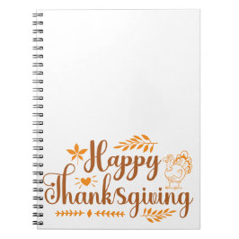 Prettig Thanksgiving Notitieboek