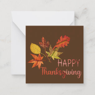 Prettig Thanksgiving Notitiekaartje