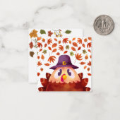 Prettig Thanksgiving Notitiekaartje (Voorkant / Achterkant in situ)