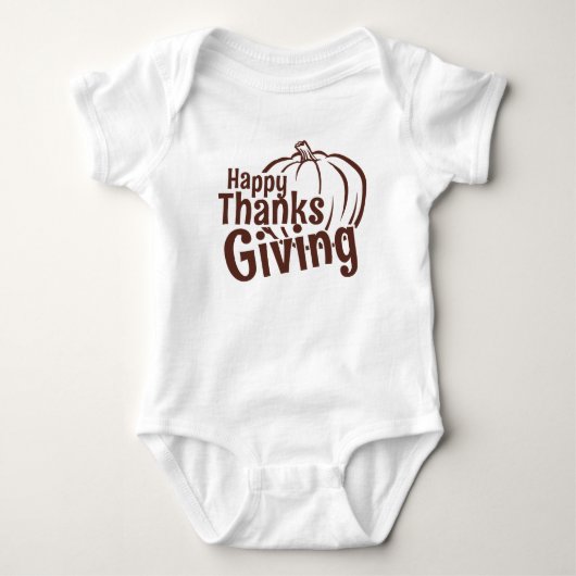 Prettig Thanksgiving – Oogst Design Romper (Voorkant)