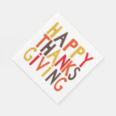 Prettig Thanksgiving! Papieren Beker Servet (Hoek)