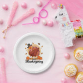 Prettig Thanksgiving  Papieren Bordje (Feest)