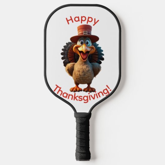 Prettig Thanksgiving Pickleball Paddle (Voorkant)
