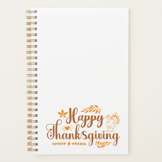 Prettig Thanksgiving Planner (Voorkant)