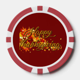 Prettig Thanksgiving Poker Chips