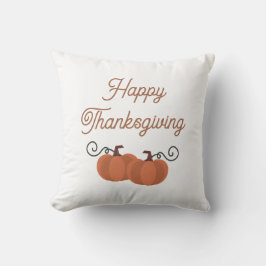 Prettig Thanksgiving Pompoen Herfst Kussen