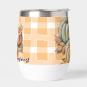 Prettig Thanksgiving Pompoenen & Herfstbladeren (Links)