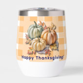 Prettig Thanksgiving Pompoenen & Herfstbladeren (Voorkant)