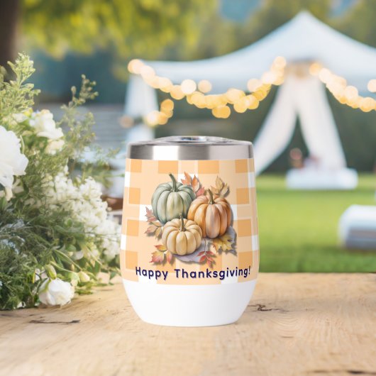 Prettig Thanksgiving Pompoenen & Herfstbladeren (Bruiloft (Gedraaid) )