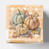 Prettig Thanksgiving Pompoenen & Herfstbladeren Bedankdoosjes (Bovenkant)