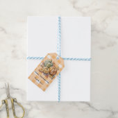 Prettig Thanksgiving Pompoenen & Herfstbladeren Da Cadeaulabel (Met Touw)