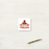 Prettig Thanksgiving Post-it® Notes (Op bureau)