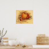 Prettig Thanksgiving! Poster (Keuken)