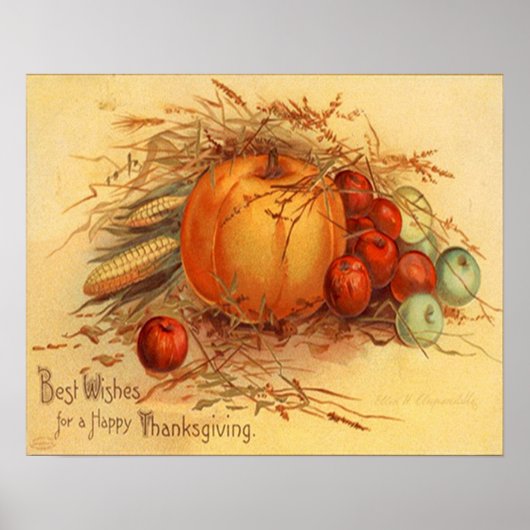 Prettig Thanksgiving! Poster (Voorkant)