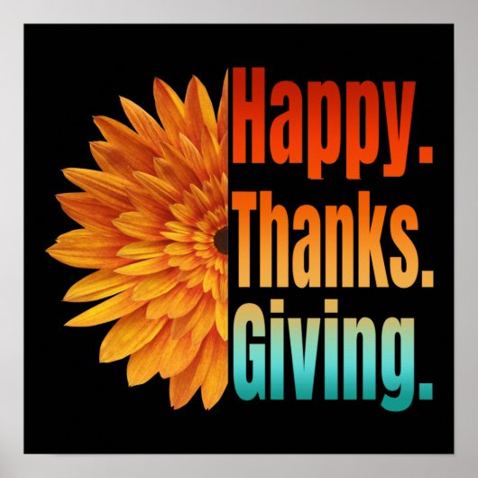 Prettig Thanksgiving   Poster (Voorkant)