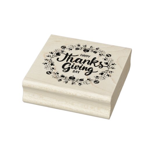 Prettig Thanksgiving Rubberstempel (Stempel)