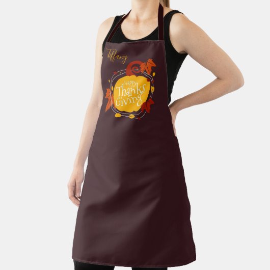 Prettig Thanksgiving Schort (Insitu)