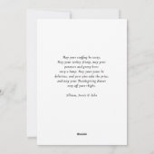 "Prettig Thanksgiving" Script Lettertype, 1 Foto Feestdagenkaart (Achterkant)